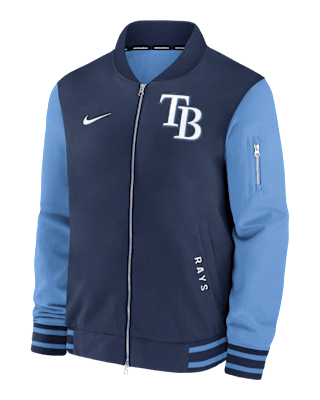 Tampa Bay Rays Authentic Collection Dugout Men's Nike MLB Full-Zip